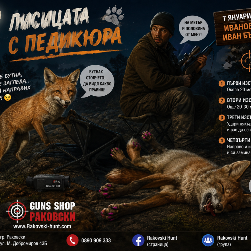 „Лисицата с педикюра“