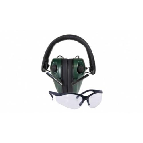 Активни антифони Battenfeld Caldwell E-Max Low Profil+очила Активни антифони Battenfeld Caldwell E-Max Low Profil+очила