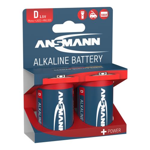 Алкална батерия C, 1.5 V ANSMANN LR20 за 1БР. Алкална батерия C, 1.5 V ANSMANN LR20 за 1БР.