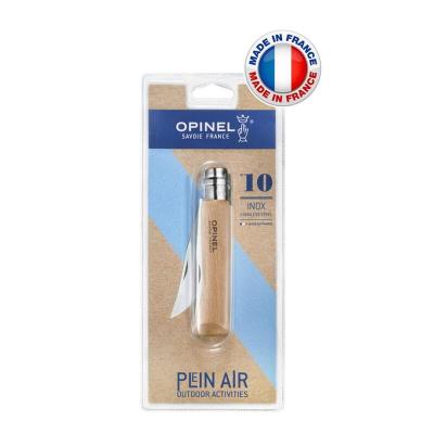 Блистер нож Opinel №10 инокс, острие 10 см.