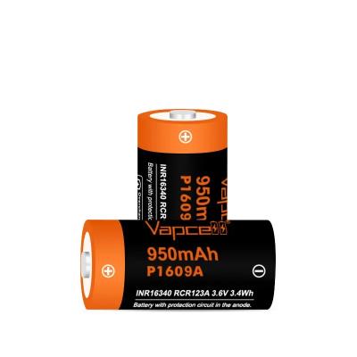 Charging battery Vapcell 16340 P1609A 950mAh 3A