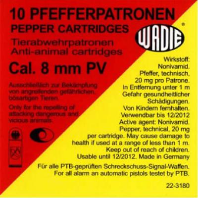 Газови пистолетни патрони Wadie PV - кал. 8 мм