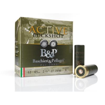 Гладкоцевни патрони BP Active Buckshot 9pel 13/0 8.  27g 12/70