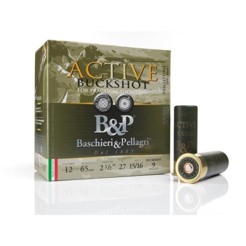 Гладкоцевни патрони BP Active Buckshot 9pel 13/0 8. 27g 12/70 Гладкоцевни патрони BP Active Buckshot 9pel 13/0 8. 27g 12/70