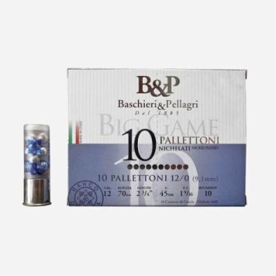 Гладкоцевни патрони BP BigGame 10P Nicel 14/0  12/70