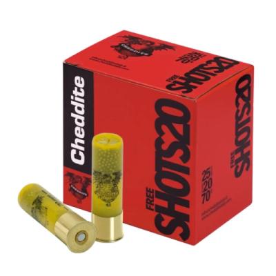 Гладкоцевни патрони Cheddite Freeshots -  кал.20  26 гр., № 7, Тапа