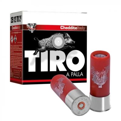 Гладкоцевни патрони Cheddite Palla Tiro - кал.12 , 28 гр., Бренеке