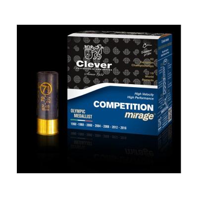 Гладкоцевни патрони  Clever Mirage T2 Competition No7½  12 кал 28gr.