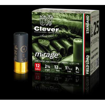 Гладкоцевни патрони Clever Mirage T2 STANDARD GAME 12 cal. 0 34 gr.