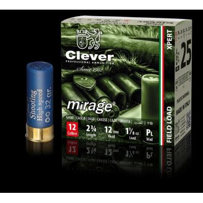 Гладкоцевни патрони Clever Mirage T2 XPERT GAME 12 cal 8 32 gr.