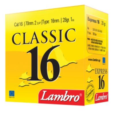 Гладкоцевни патрони Lambro Classic -  кал.16  28 гр., № 7, Концентратор