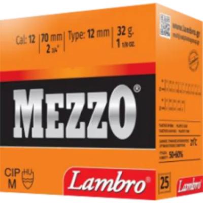 Гладкоцевни патрони Lambro Mezzo - кал. 12, 32 гр., № 3, Тапа