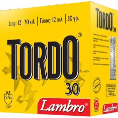 Гладкоцевни патрони Lambro Tordo - кал. 12, 30 гр., № 9, Концентратор