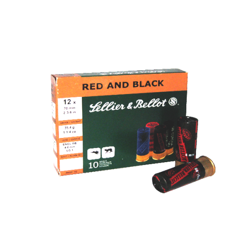 Гладкоцевни патрони Sellier and Bellot Red and Black 12/70 No1 35.4 гр. Гладкоцевни патрони Sellier and Bellot Red and Black 12/70 No1 35.4 гр.