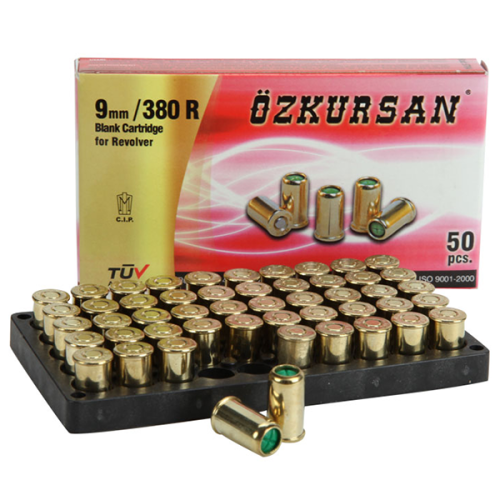 ХАЛОСТНИ ПАТРОНИ OZKURSAN 9 MM R.K. 380R ХАЛОСТНИ ПАТРОНИ OZKURSAN 9 MM R.K. 380R