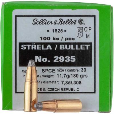 Куршум Sellier and Bellot 2935 .30 SPCE 180gr 100бр