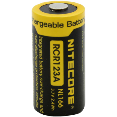 Литиево йонна батерия 16340 RCR123A 650 mAh NITECORE