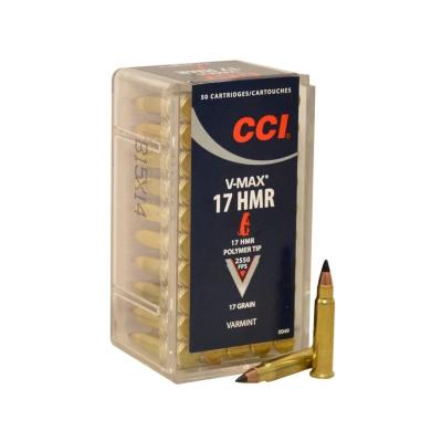 Mалокалибрени патрони CCI V-Max - кал. 17 HMR, 1.1g/17gr