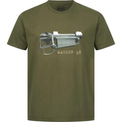 Мъжка тениска Mauser - 98 System, в цвят Matt olive