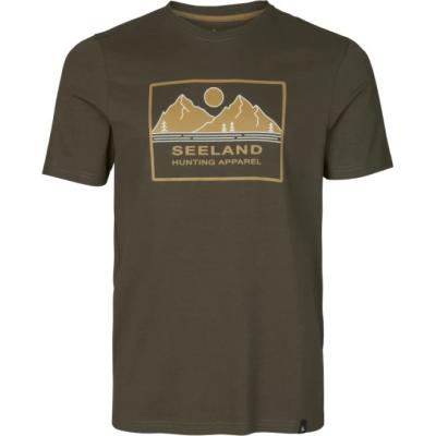 Мъжка тениска Seeland - Kestrel, в цвят Grizzly Brown