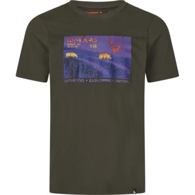 Мъжка тениска Seeland - Thermal, в цвят Pine Green