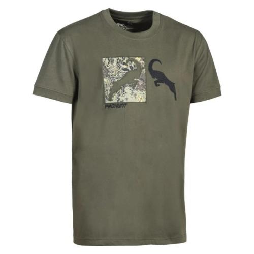 Мъжка тениска Verney Carron - Ibex, в цвят Khaki Мъжка тениска Verney Carron - Ibex, в цвят Khaki