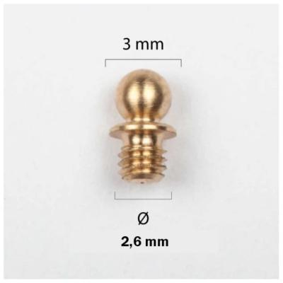 Месингова мушка Megaline N17 - 2,6 мм