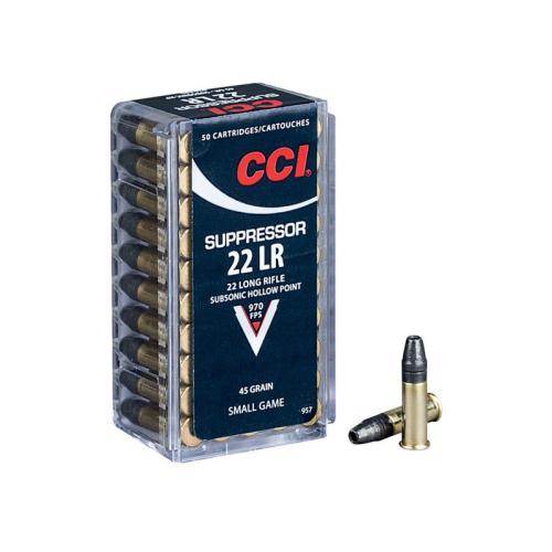 Нарезни патрони CCI Suppressor - cal. 22 LR Нарезни патрони CCI Suppressor - cal. 22 LR