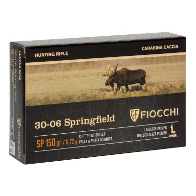 Нарезни патрони Fiocchi 30-06 Soft Point 150 grs.
