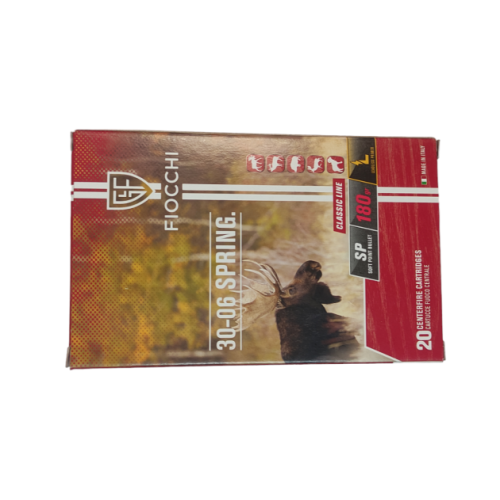 Нарезни патрони Fiocchi 30-06 Soft Point 180 grs. Нарезни патрони Fiocchi 30-06 Soft Point 180 grs.