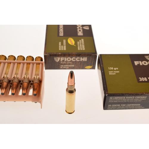 Нарезни патрони Fiocchi 308 150 grs Soft Point Нарезни патрони Fiocchi 308 150 grs Soft Point