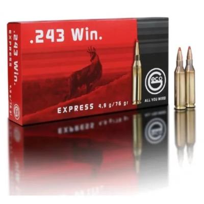 Нарезни патрони Geco Express - кал. 243 Win., 4.9g/76gr
