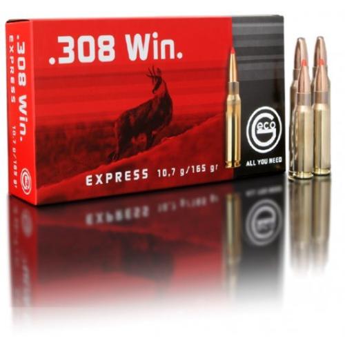 Нарезни патрони Geco Express - кал. 308 Win., 10.7g/165gr Нарезни патрони Geco Express - кал. 308 Win., 10.7g/165gr