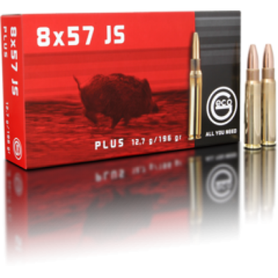 Нарезни патрони Geco Plus - кал. 8x57 JS, 12.7g/196gr