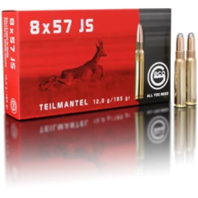 Нарезни патрони Geco TM - кал. 8x57 JS, 12.0g/185gr
