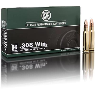 Нарезни патрони RWS DK - кал. 308 Win., 10.7g/165gr