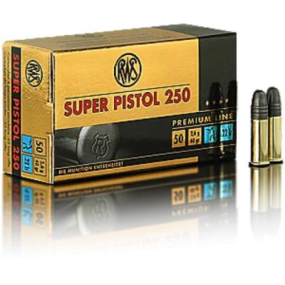 Нарезни патрони RWS S-Pistol 250 - кал. 22 LR, 2.6g/40gr