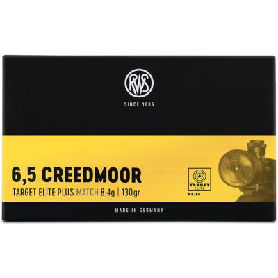 Нарезни патрони RWS Target Elite Plus 6,5 creedmoor