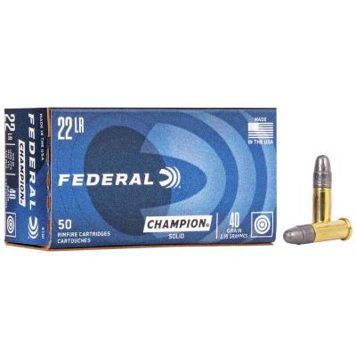 Патрони Federal Champion Training HV LRN .22 LR 40gr