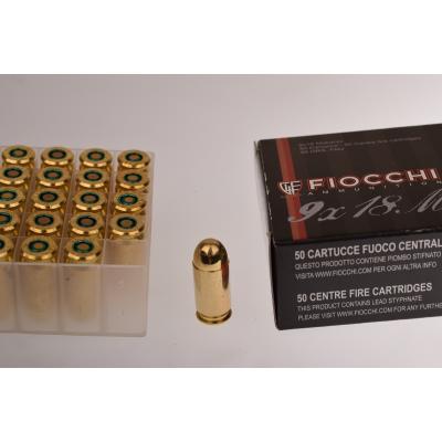 Патрони  Fiocchi  9x18 Makarov