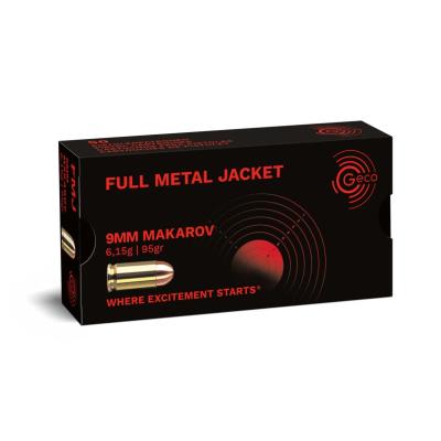Патрони GECO кал. 9x18 VM FMJ 6,15g/95gr