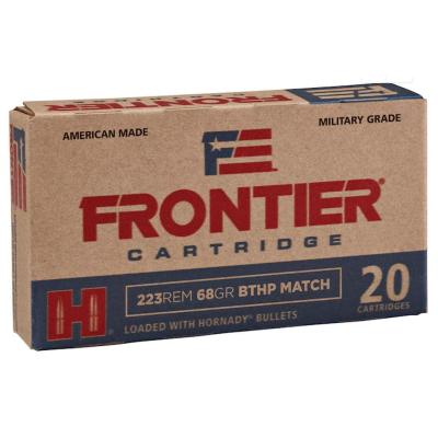 Патрони Hornady Frontier - .223 4.4g/68gr, BTHP - MATCH