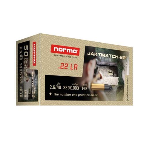Патрони Norma 22 LR JAKTMATCH 2.59 g/40 gr Патрони Norma 22 LR JAKTMATCH 2.59 g/40 gr