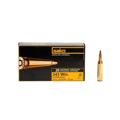 Патрони Sako Gamehead 112E .243Win. SP 5.8g/90gr