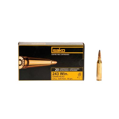 Патрони Sako Gamehead 112E .243Win. SP 5.8g/90gr Патрони Sako Gamehead 112E .243Win. SP 5.8g/90gr