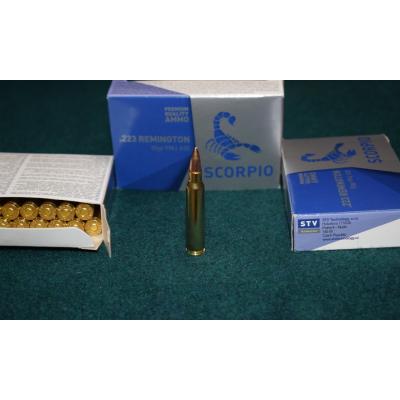 Патрони Scorpio кал. 223 Rem FMJ 55grs/3.56g