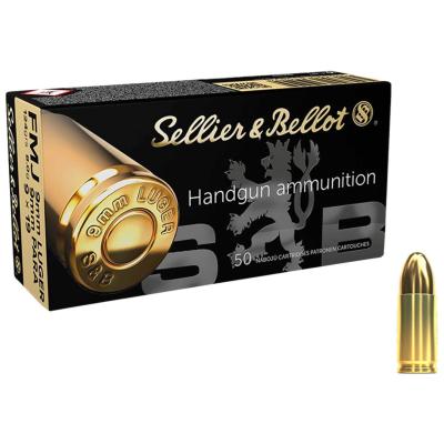 Патрони Sellier -und- Bellot 9x19 Luger FMJ 124gr
