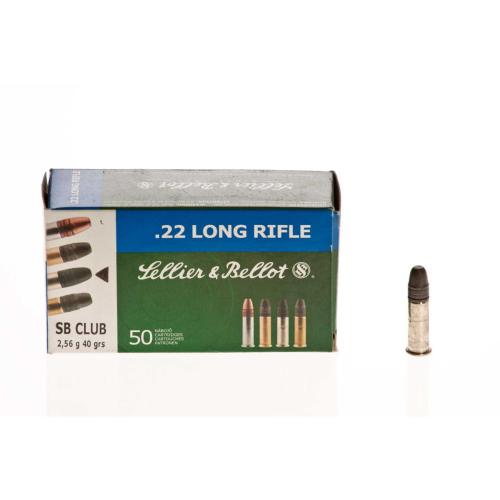 Патрони Sellier Bellot .22LR Club LRN 40gr Патрони Sellier Bellot .22LR Club LRN 40gr