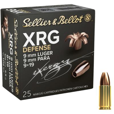 Патрони Sellier Bellot 9x19 XRG-D 100gr