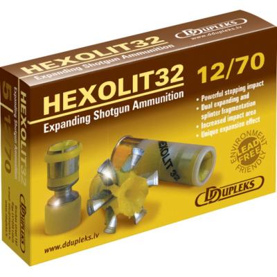 Подкалибрени бренекета Dupleks Hexolit 32 - кал. 12, 32 гр.